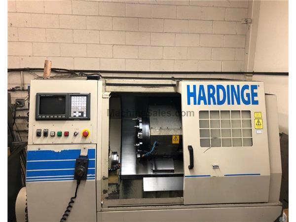 HARDINGE COBRA 42 LC , 8.25" MAX. PART DIA, GE FANUC 21-TB 32 BIT CNC HARDINGE COBRA 42 LC , 8.25" MAX. PART DIA, GE FANUC 21-TB 32 BIT CNC