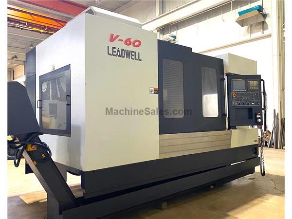 LEADWELL V-60 , 59.8" X, 25" Y, 24" Z, FANUC SERIES 0i-MD CN LEADWELL V-60 , 59.8" X, 25" Y, 24" Z, FANUC SERIES 0i-MD CN