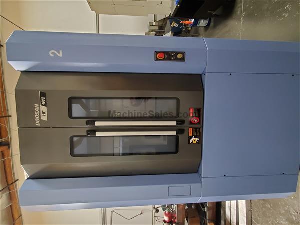 DOOSAN HC 400II , 23.6&quot; X, 22&quot; Y, 22.2&quot; Z, FANUC 32I CNC CNT