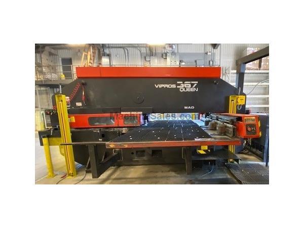 AMADA VIPROS 367 QUEEN , HYDRAULIC, 33Ton, FANUC 18P CNTRL NEW: 2001 AMADA VIPROS 367 QUEEN , HYDRAULIC, 33Ton, FANUC 18P CNTRL NEW: 2001