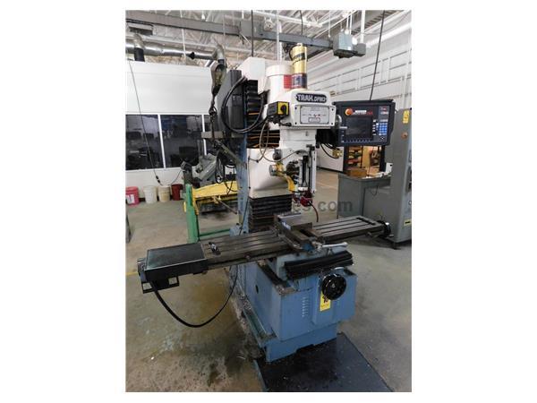 31&quot; X Axis 5HP Spindle Southwest Ind. TRAK DPMSX3 CNC VERTICAL MILL, Proto-Trak SM Cntrl 3 Axis,Box Ways,HandWheels,PDB