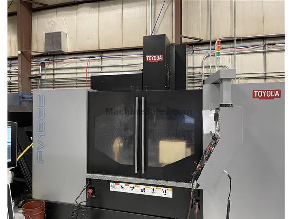 51" X Axis 25" Y Axis Toyoda FV1365 VERTICAL MACHINING CENTER, Fanuc OI-MD 4-Axi 51" X Axis 25" Y Axis Toyoda FV1365 VERTICAL MACHINING CENTER, Fanuc OI-MD 4-Axi