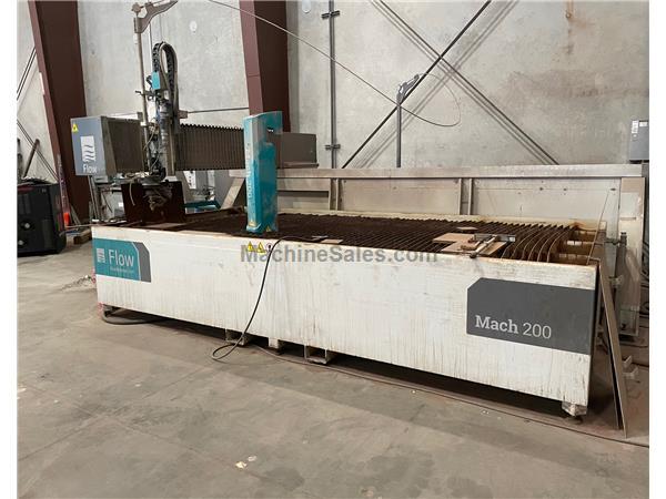 6' x 13' Flow Mach 200 4020 CNC Waterjet Cutting System 6' x 13' Flow Mach 200 4020 CNC Waterjet Cutting System