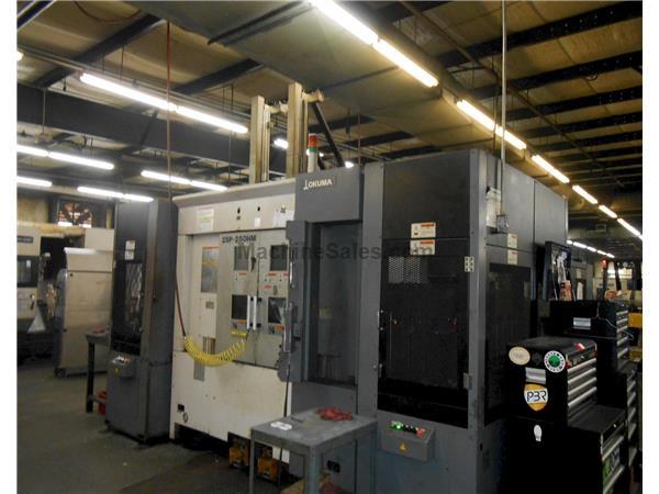 Okuma 2SP-250HM Twin Spindle, Twin Turret CNC Horizontal Turning Center, with Gantry Loader,  (w/ Limited Warranty) New 2012