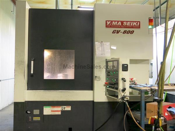 Yama Seiki GV-800 CNC Vertical Turning Center, 850mm (33.4&quot;) Turning Dia., 650mm (25.6&quot;) Part Ht., 24&quot; Chuck, C-Axis, Fanuc Oi-TD, 15-1500 RPM, 12 Sta