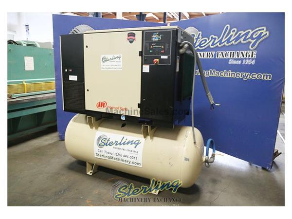 125 cfm, 150 psig, Ingersoll-Rand #SSR-UP6-30-150, 30 HP, sound enclosure & air tank, 120 125 cfm, 150 psig, Ingersoll-Rand #SSR-UP6-30-150, 30 HP, sound enclosure & air tank, 120