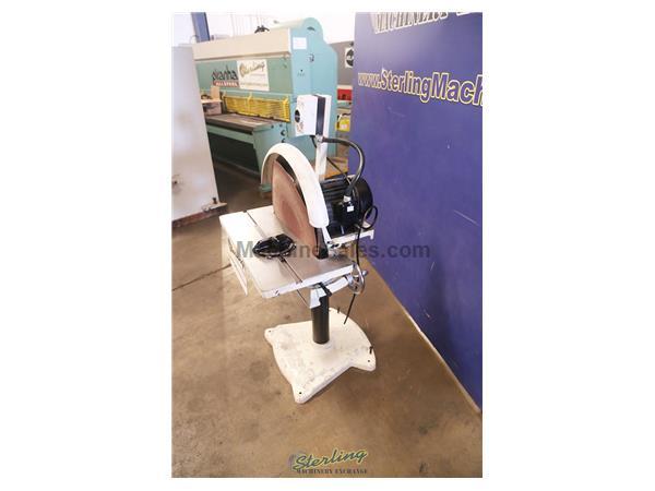 20 Jet #J-4421-2, disc grinder, 1725 RPM, 3 HP, rigid column & heavy duty base, #C5186 20 Jet #J-4421-2, disc grinder, 1725 RPM, 3 HP, rigid column & heavy duty base, #C5186