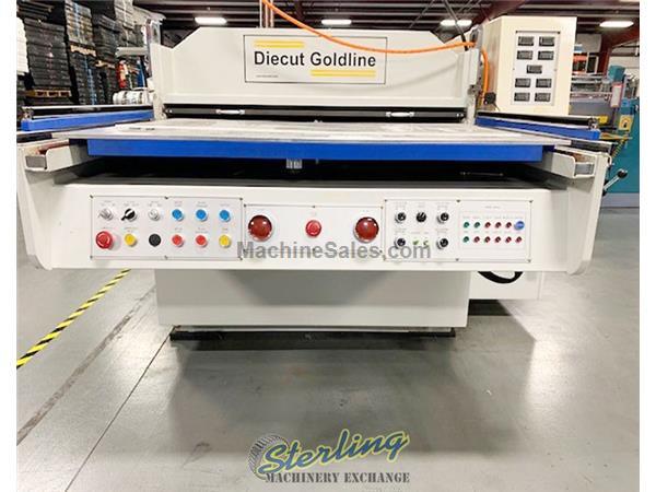 350 Ton, DieCut UK #Goldline-1300, clicker press, 55 x 43" sheet, 2013, #C5164 350 Ton, DieCut UK #Goldline-1300, clicker press, 55 x 43" sheet, 2013, #C5164