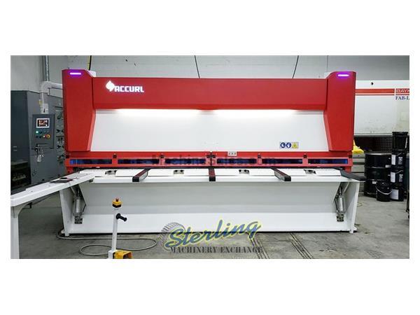 1/4" x 10' Accurl #MS8, 40" servo driven Back Gauge, 12-25 SPM, 2020, #CD5219 1/4" x 10' Accurl #MS8, 40" servo driven Back Gauge, 12-25 SPM, 2020, #CD5219
