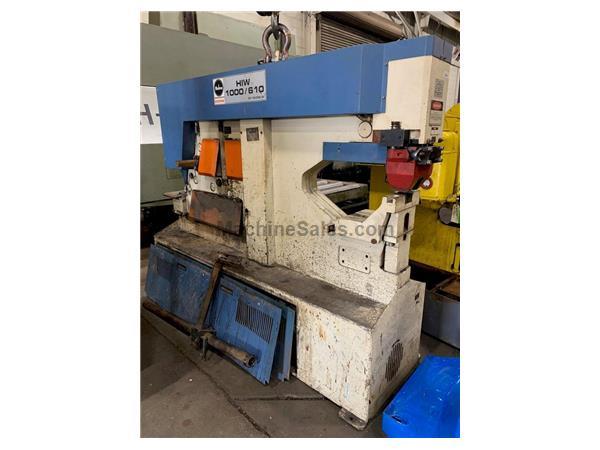 6-3/8" x 6-3/8" x 5/8" Mubea #HIW-1000/610, dual operator hydraulic ironwor 6-3/8" x 6-3/8" x 5/8" Mubea #HIW-1000/610, dual operator hydraulic ironwor