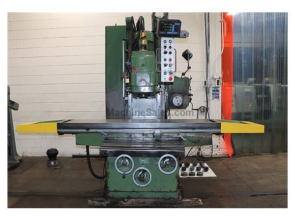 87&quot; Table 15HP Spindle Dahlih DL-V1600 Vertical / Horizontal VERTICAL MILL, #50 Tapers, Horizontl/Vertical, Mituoyo DRO, 63&quot;