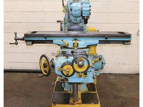 50" Table 3HP Spindle Brown Sharpe #2 UNIVERSAL MILL, Universal Head Table, #40 Tap 50" Table 3HP Spindle Brown Sharpe #2 UNIVERSAL MILL, Universal Head Table, #40 Tap