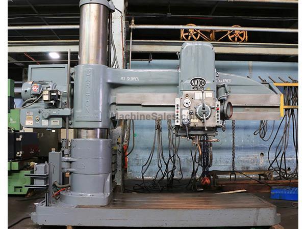 8' Arm Lth 19&quot; Col Dia Carlton 4A RADIAL DRILL, #6MT, Pwr Elevation  Clamping, 25 HP, Tapping,Tbl