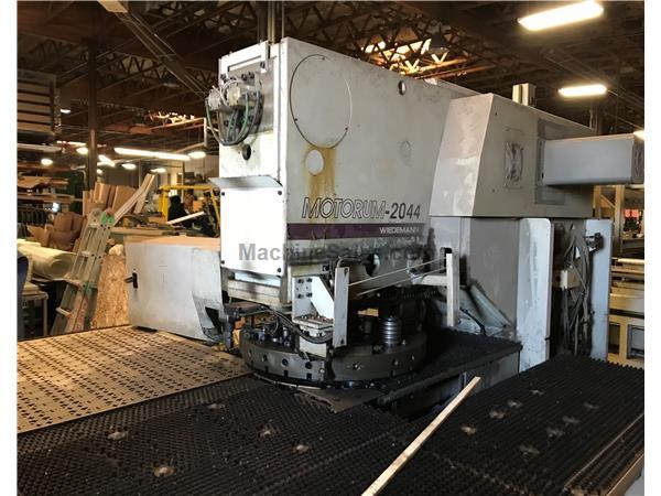 22 Ton Wiedemann Motorum 2044 CNC Turret Punch 22 Ton Wiedemann Motorum 2044 CNC Turret Punch