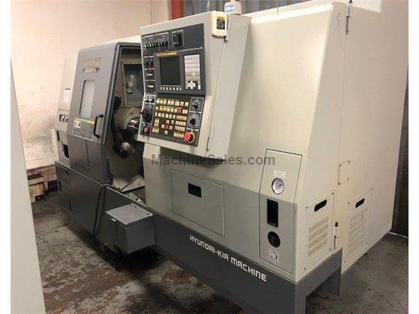 Hyundai-Kia SKT-21LMS CNC LATHE, Fanuc 0iTC, Live Tool, Subspindle