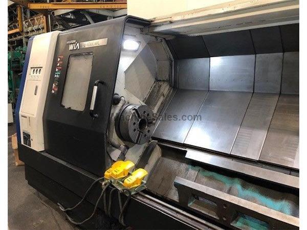 28" Swing 82" Centers Hyundai-Kia L-400LMC CNC LATHE, Fanuc, Live Tool, 15" 28" Swing 82" Centers Hyundai-Kia L-400LMC CNC LATHE, Fanuc, Live Tool, 15"