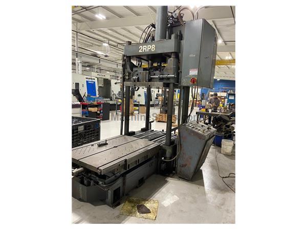 90 Ton, Reis #TUS-90-OK slide out table, swing out upper platen, 40&quot; Shut Height, 48 x 60 table, clean, 1979