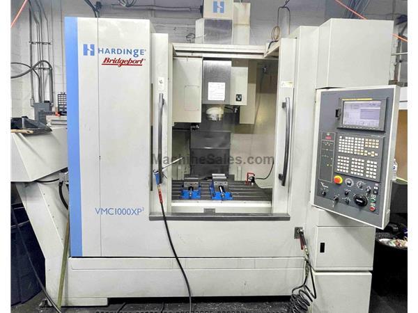 HARDINGE VMC1000XP3, Fanuc 18i-MB, 44" x 21" Tbl, X=40", Y=2 HARDINGE VMC1000XP3, Fanuc 18i-MB, 44" x 21" Tbl, X=40", Y=2