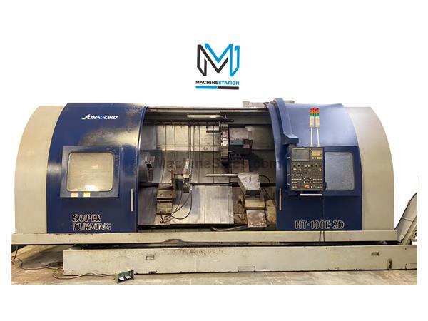 JOHNFORD HT-100E-2D CNC LONG BED LATHE