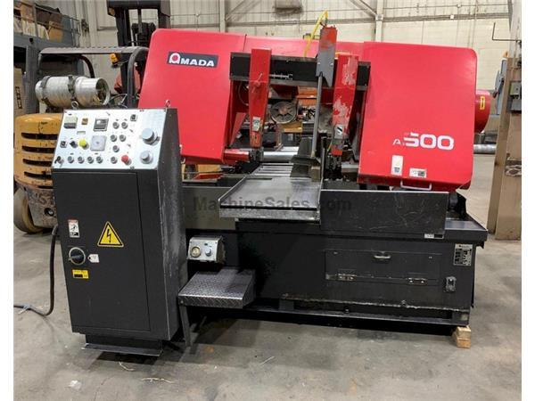 20" x 20" Amada #HA-500, fully automatic, 17' 4" x 1-1/2" x .050" 20" x 20" Amada #HA-500, fully automatic, 17' 4" x 1-1/2" x .050"
