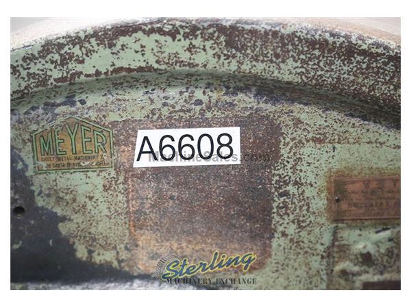 8 Ton, Rotex #18, hand turret punch, 18 station, 18" throat, punches & dies, cart w/ 8 Ton, Rotex #18, hand turret punch, 18 station, 18" throat, punches & dies, cart w/