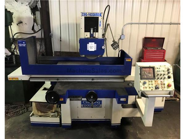 16" Width 32" Length Clausing CSG-1632ASDII, NEW 2005, 3X AUTO FEEDS, SURFACE GR 16" Width 32" Length Clausing CSG-1632ASDII, NEW 2005, 3X AUTO FEEDS, SURFACE GR