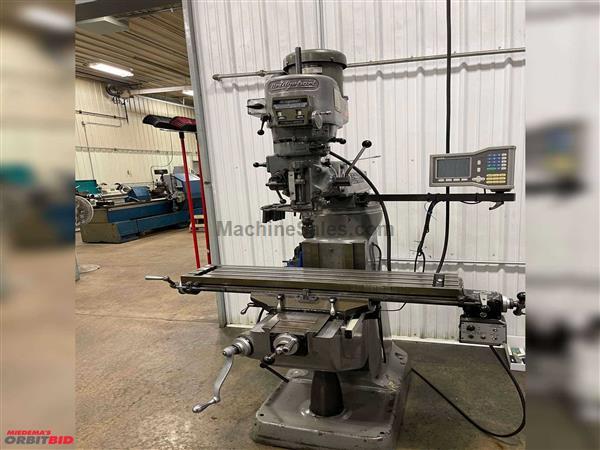42" Table 2HP Spindle Bridgeport Series I VERTICAL MILL, Vari-Speed, B'port Pwr Fd, C 42" Table 2HP Spindle Bridgeport Series I VERTICAL MILL, Vari-Speed, B'port Pwr Fd, C