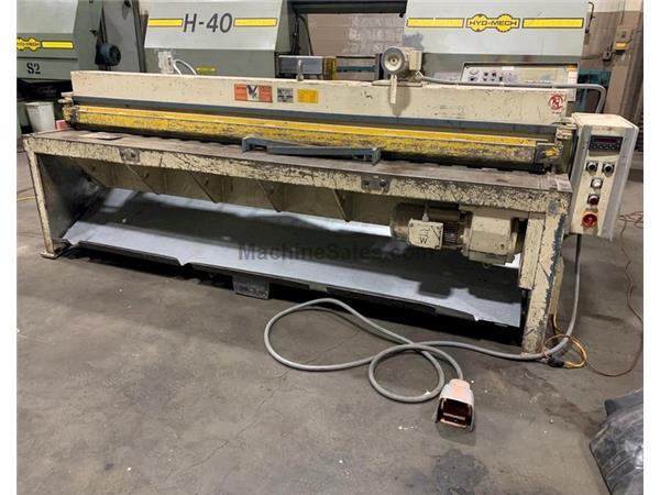 14 gauge x 10' Roper Whitney #10M15F, mechanical shear, 35 SPM, 23" Back Gauge travel 14 gauge x 10' Roper Whitney #10M15F, mechanical shear, 35 SPM, 23" Back Gauge travel