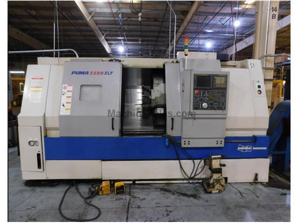 DOOSAN PUMA 2500XLY CNC TURNING/MILLING CENTER W/ Y-AXIS 2003 DOOSAN PUMA 2500XLY CNC TURNING/MILLING CENTER W/ Y-AXIS 2003