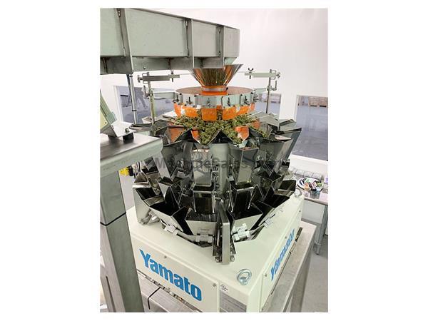 Yamato #ADW-214SD, 2-200 grams, cannabis comb. multi- head scale & jar fill line, 2019, #C Yamato #ADW-214SD, 2-200 grams, cannabis comb. multi- head scale & jar fill line, 2019, #C