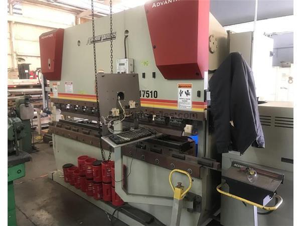 175 Ton X 10' Accurpress Advantage 717510 CNC Press Brake 175 Ton X 10' Accurpress Advantage 717510 CNC Press Brake