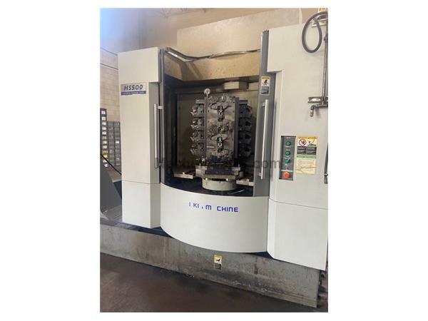 Hyundai Kia #HS500, 20x20&quot;, 15000 RPM, Cat 40, 60 automatic tool changer, chip, high pressure coolant thru spindle, Fanuc 18iM, low hours, 2010