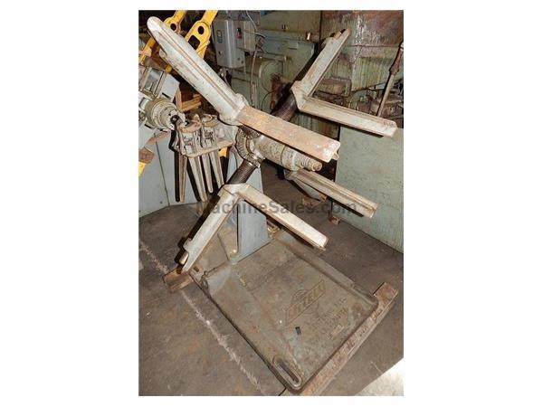1000 lb. Littell #10, manual uncoiler, 13" width, 48" outside dimensions, 12&quo