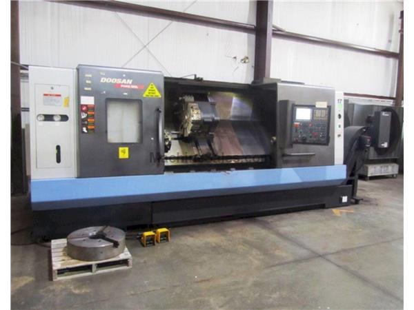 DOOSAN PUMA 480L, Fanuc 32i CNC Ctrl, 24'' 3-Jaw Chck, 36'' DOOSAN PUMA 480L, Fanuc 32i CNC Ctrl, 24'' 3-Jaw Chck, 36''