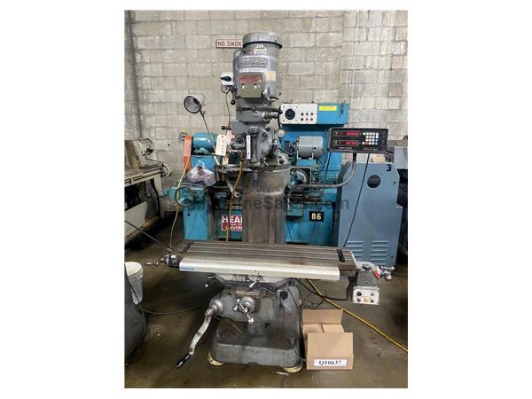 BRIDGEPORT SERIES 1,2-Axis AcuRite II DRO,9&quot;x42&quot; Tbl,2 HP,700-420