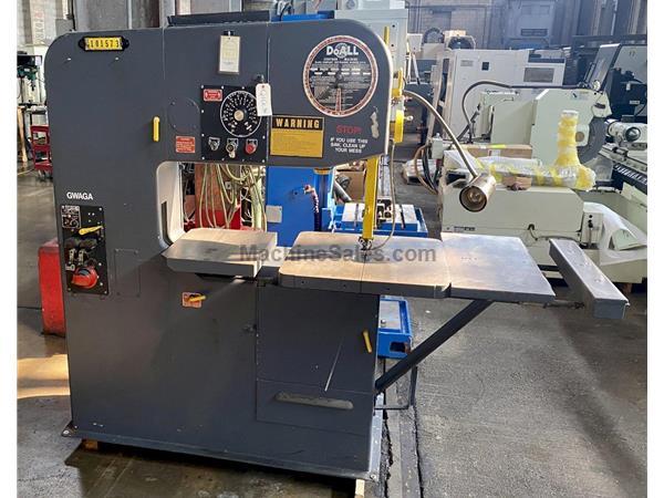 DoALL 3613-20, vert. bandsaw,125&quot;blade,3HP,30&quot;x30&quot; tilt tbl