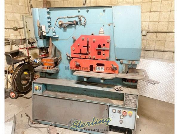 6" x 6" x 5/8" Kingsland #95XS, 95 ton, 25 SPM, 14" throat, punch & di 6" x 6" x 5/8" Kingsland #95XS, 95 ton, 25 SPM, 14" throat, punch & di