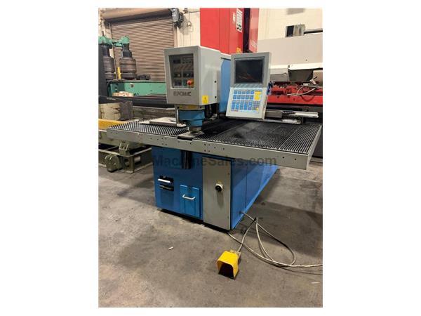 33 Ton, Euromac #CX1000/30-1250, CNC punch, CNC programmable with Windows based computer s