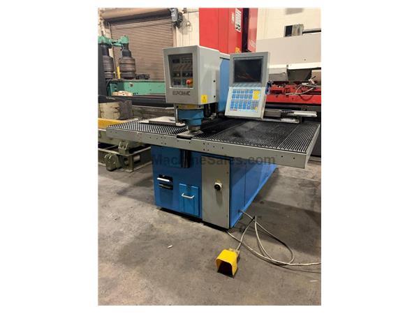 33 Ton, Euromac #CX1000/30-1250, CNC punch, CNC programmable with Windows based computer s 33 Ton, Euromac #CX1000/30-1250, CNC punch, CNC programmable with Windows based computer s