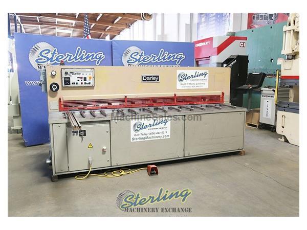 1/4" x 10' Darley #SSV-3100-X6, 15 holddowns, 39" front operated power back gaug 1/4" x 10' Darley #SSV-3100-X6, 15 holddowns, 39" front operated power back gaug
