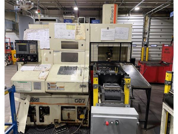 Wasino G-07F CNC LATHE, Fanuc 21iTB, S-Robo-1