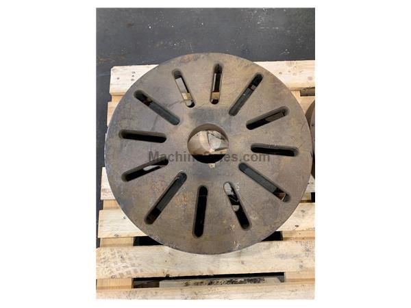 21-1/2" Face Plate, with slots 21-1/2" Face Plate, with slots
