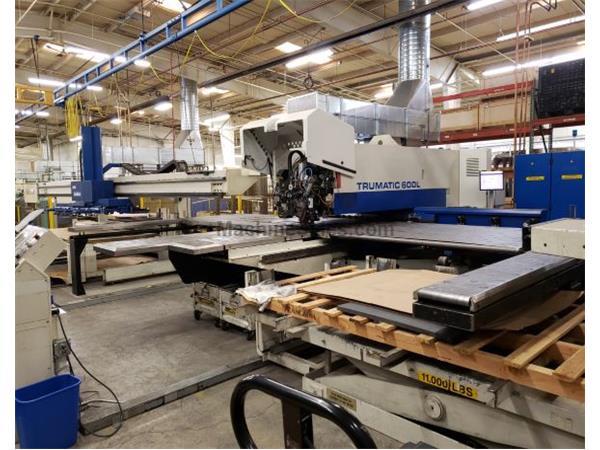 TRUMPF TRUMATIC 600L, CNC TURRET PUNCH NEW: 2001 TRUMPF TRUMATIC 600L, CNC TURRET PUNCH NEW: 2001