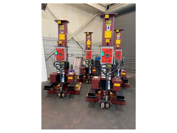 72000 lb. Mohawk #MP-18-506-DC, electric / hydraulic portable 4-post truck lift, 15" 72000 lb. Mohawk #MP-18-506-DC, electric / hydraulic portable 4-post truck lift, 15"