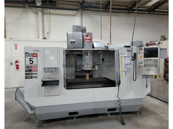 HAAS VF-5SS CNC VERTICAL MACHINING CENTER MILL HAAS VF-5SS CNC VERTICAL MACHINING CENTER MILL