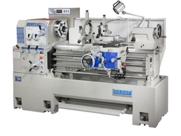 16&quot; Swing 40&quot; Centers Sharp 1640LV ENGINE LATHE, D1-8 Camlock w/3-1/16&quot; bore; variable spindle spds