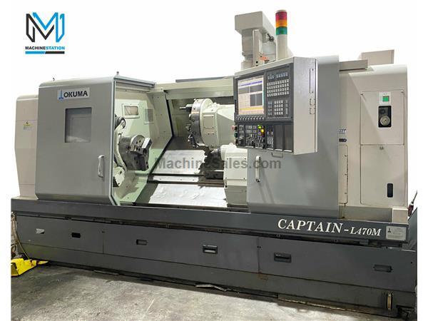 OKUMA CAPTAIN L470M/1250 CNC TURN MILL CENTER OKUMA CAPTAIN L470M/1250 CNC TURN MILL CENTER