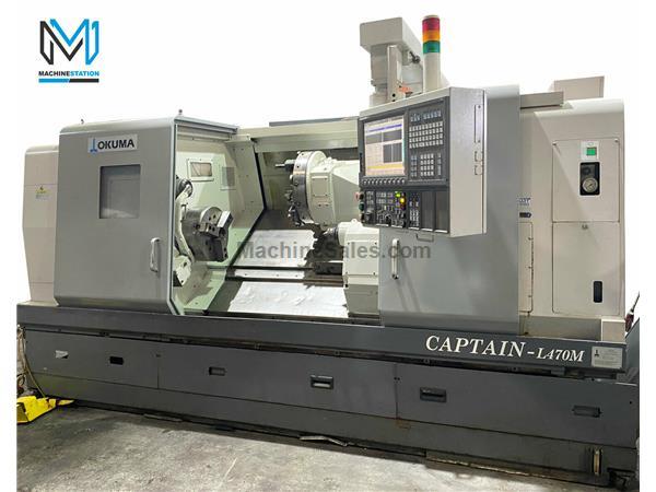 OKUMA CAPTAIN L470M/1250 CNC TURN MILL CENTER