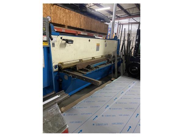 1989 LVD 10' x 1/4" Hydraulic Power Squaring Shear 1989 LVD 10' x 1/4" Hydraulic Power Squaring Shear