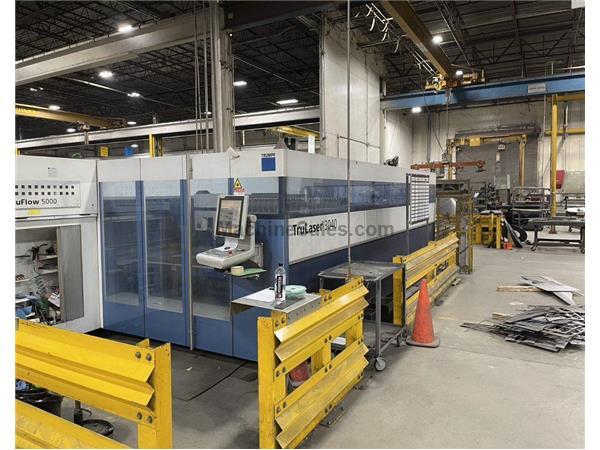 2012 Trumpf Trulaser 3040, 6x12, 5000 Watt Co2 Laser 2012 Trumpf Trulaser 3040, 6x12, 5000 Watt Co2 Laser